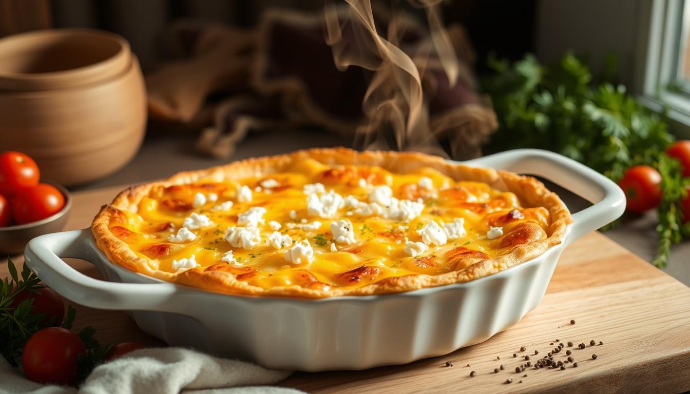 Cheesy Protein Egg Bake