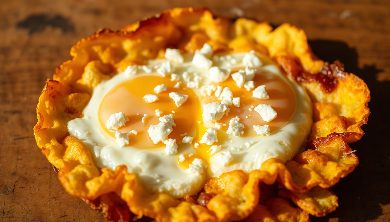 Crispy Feta Fried Eggs