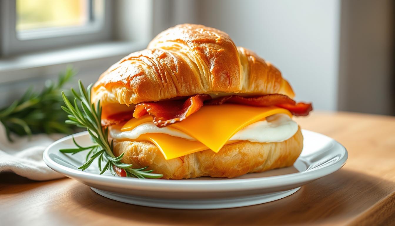 Croissant Breakfast Sandwich