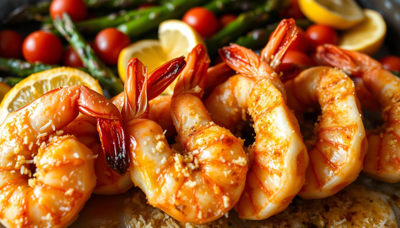 Garlic Parmesan Roasted Shrimp