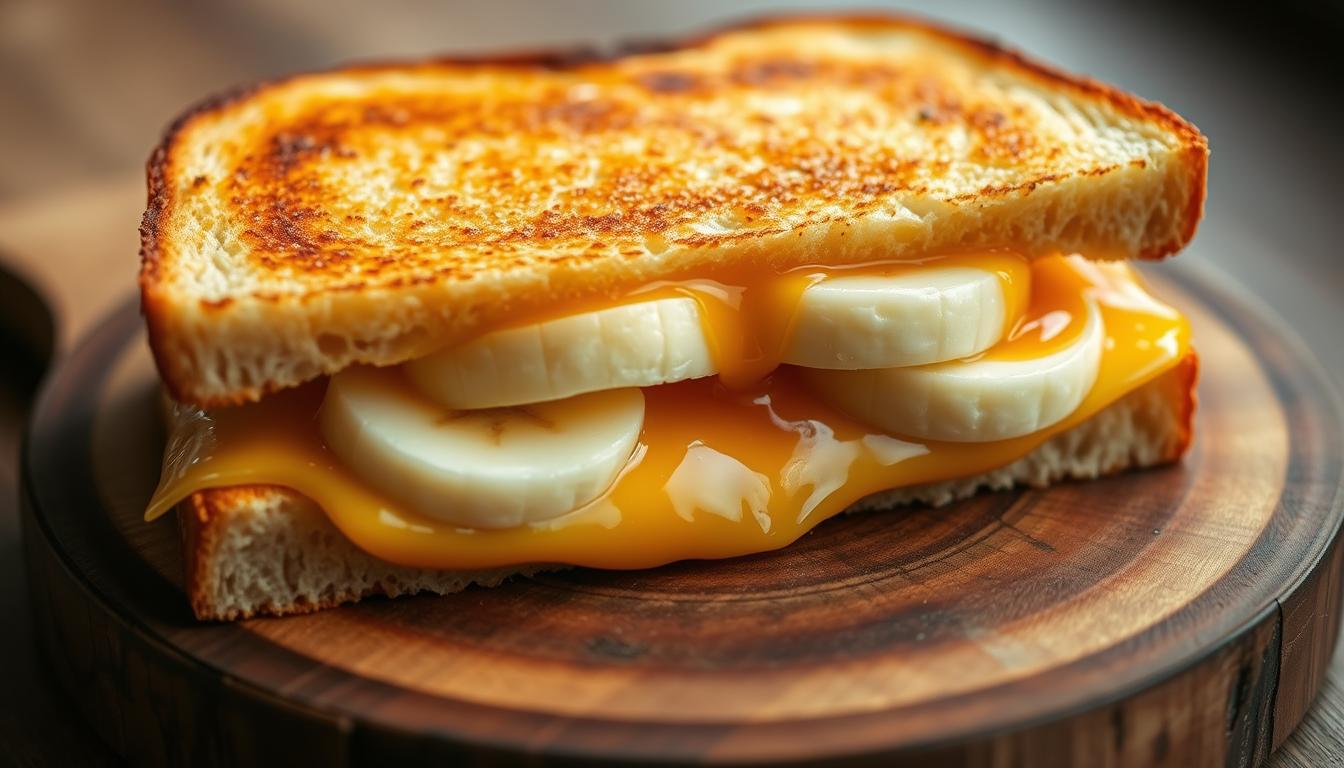 Honey Banana Grilled Cheese Sandwich