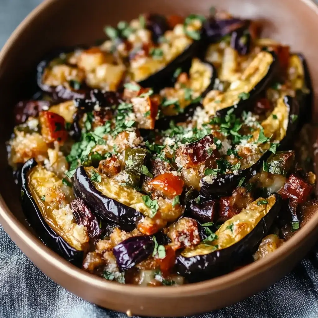 Mediterranean Roasted Eggplant: A Flavorful Delight!
