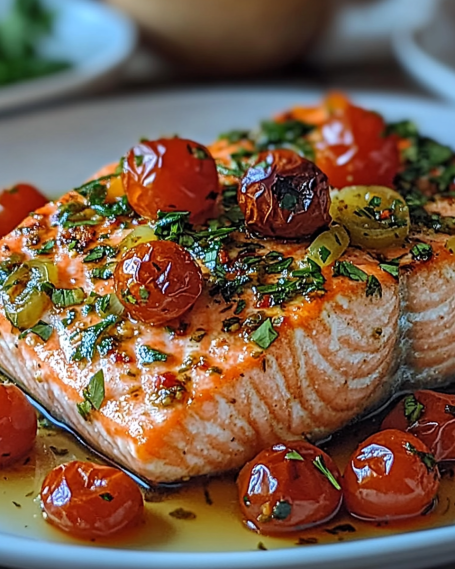 Mediterranean Herb-Crusted Salmon Recipe is delicious!