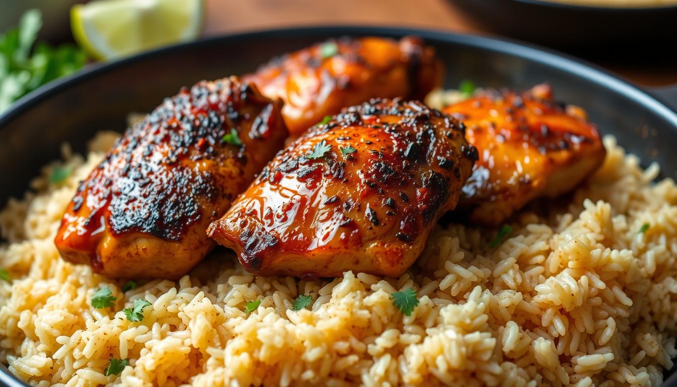 One Pan Chili Lime Chicken & Rice