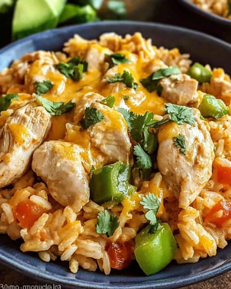 Crazy Chicken Mexican Style Rice Queso is a must-try!