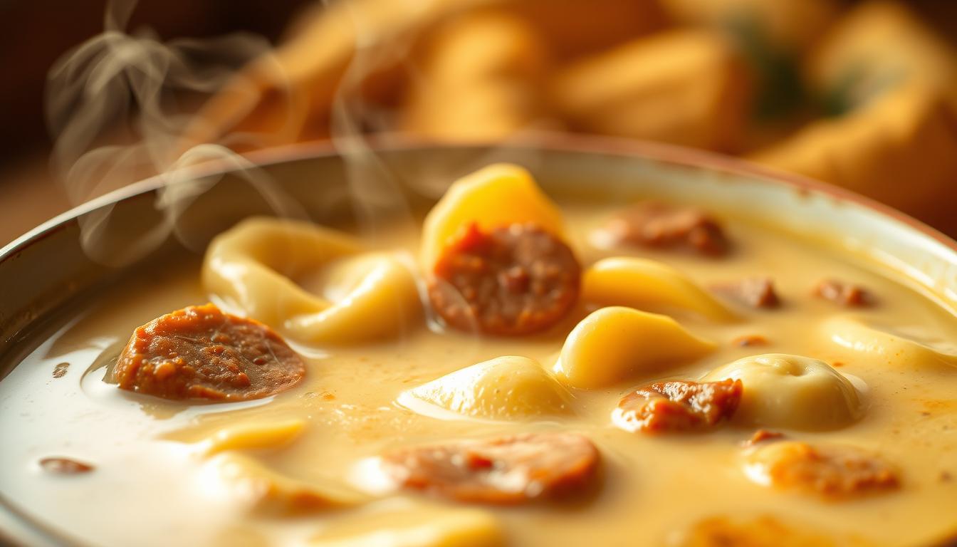 Sausage Tortellini Soup: Creamy Comfort in Every Bite!