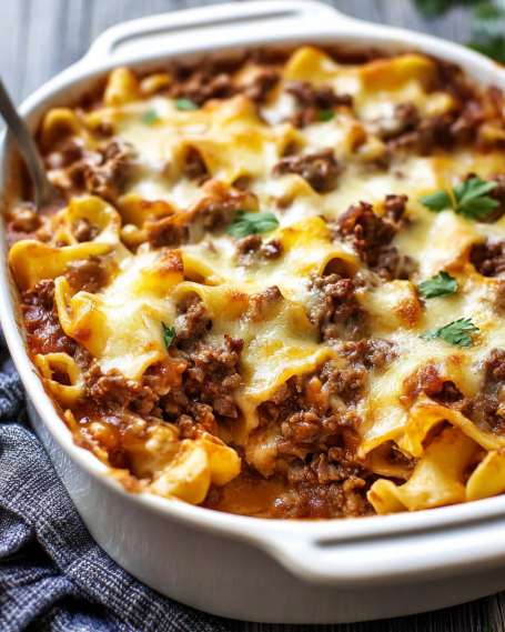 Sour Cream Beef Noodle Casserole Recipe is delicious!
