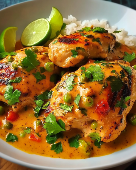 Spicy Brazilian Coconut Chicken Recipe is a must-try!