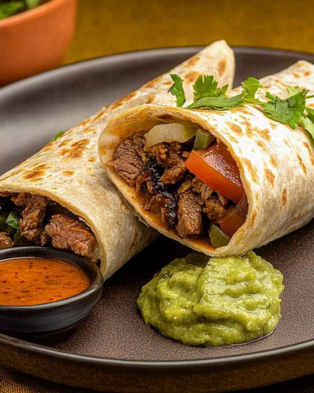 Steak Burritos with Chipotle Sauce Recipe is delicious!