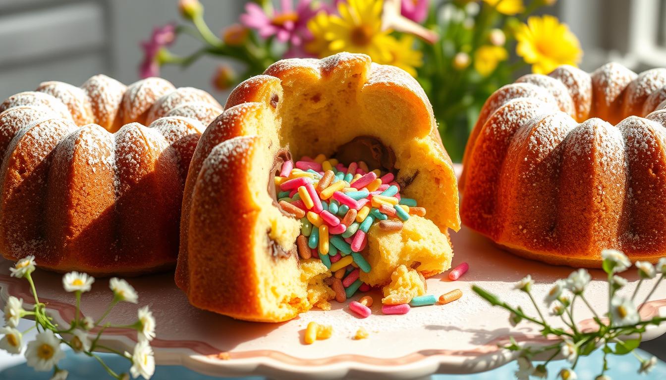 Surprise Inside Easter Bundt Cakes