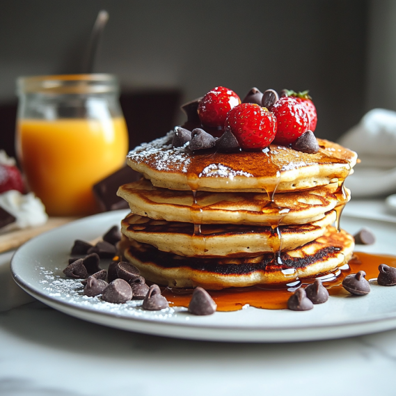 Perfect Chocolate Chip Pancakes Recipe | Quick & Easy