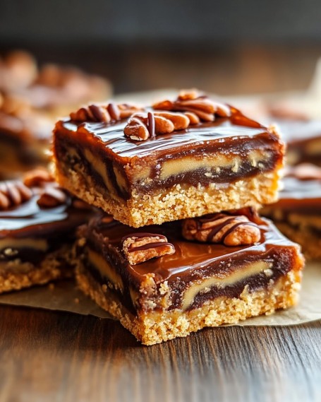 Decadent Easy Turtle Bars Recipe | Quick & Tasty!