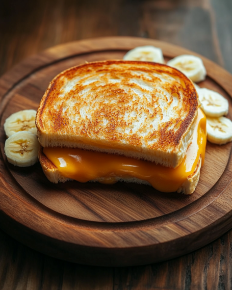 Honey Banana Grilled Cheese Sandwich Recipe