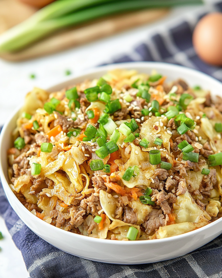 Inside-Out Egg Roll Bowl: A Healthy Meal Option