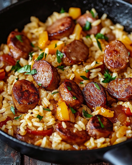 lailaserv_simple_photo_of_SAUSAGE_AND_RICE_SKILLET_taken_with_a_b16277fb-fd2a-47fc-a771-df59b0a741ed
