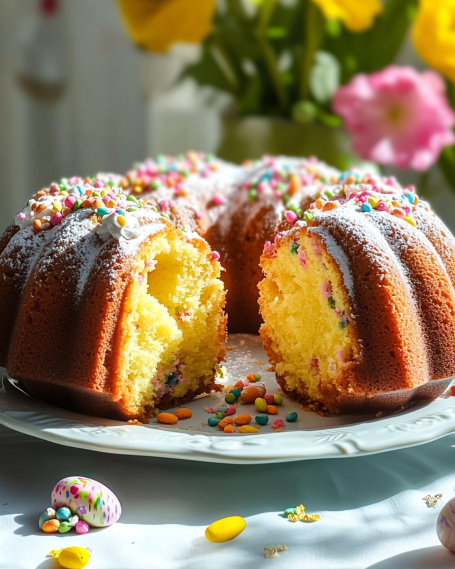 Surprise Inside Easter Bundt Cakes