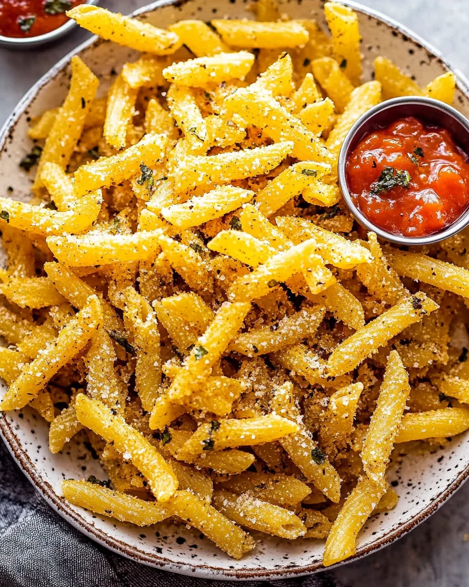 Crispy Air Fryer Pasta Chips Recipe is a must-try!