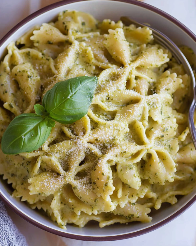 Creamy Pesto Pasta Recipe is a must-try dish!