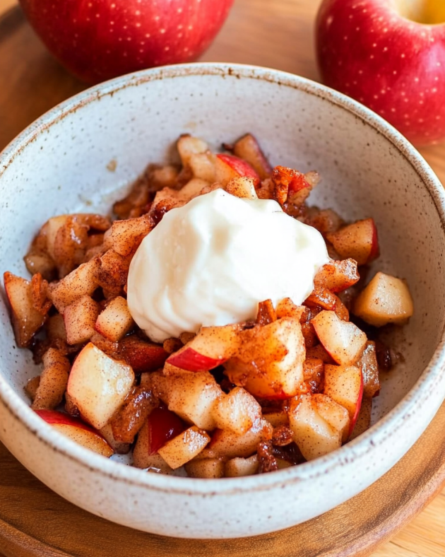 Cinnamon Air Fryer Apples are a quick, tasty treat!