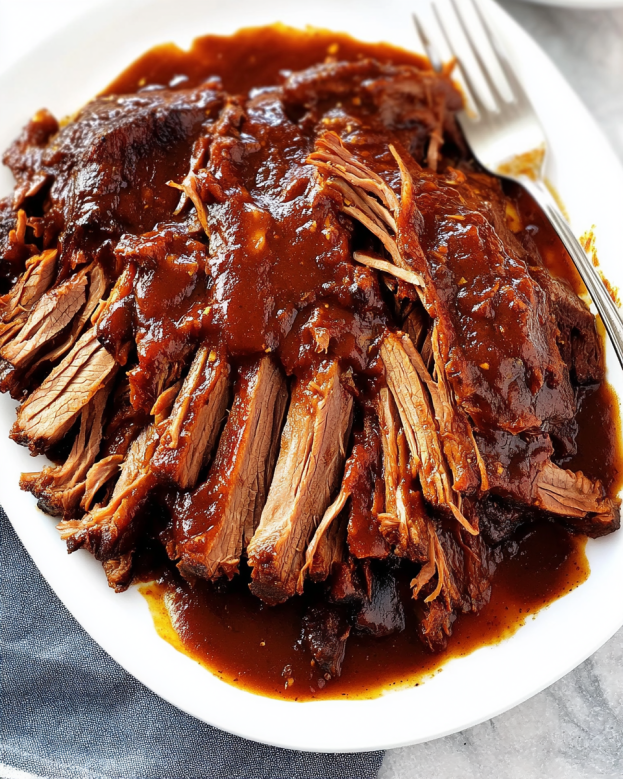 Slow Cooker BBQ Brisket is a must-try recipe today!