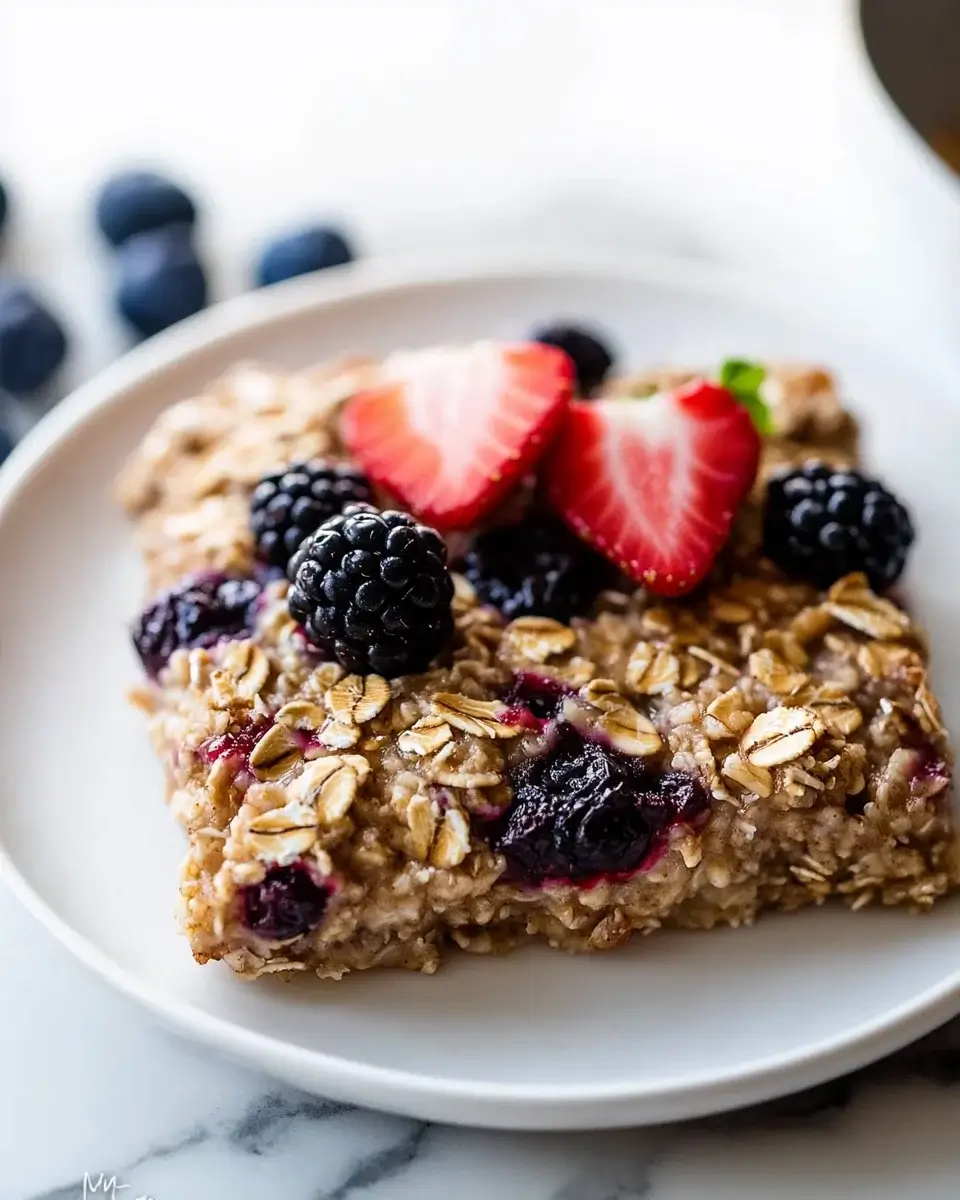 Baked Oatmeal with Berries: Try This Easy Recipe!