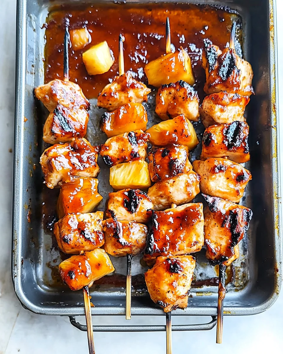 BBQ Pineapple Chicken Kabobs: A Delicious Grill Recipe!