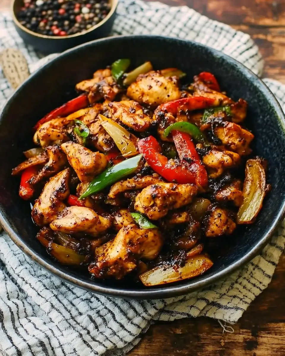 Spicy Black Pepper Chicken: Discover This Flavorful Recipe!