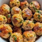 Baked Italian Herb Chicken Meatballs