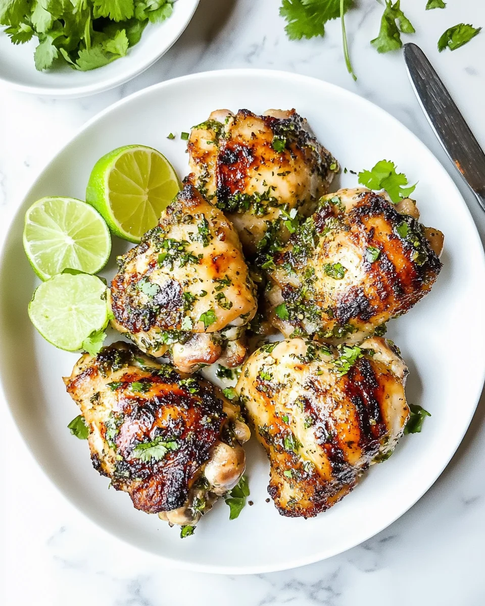Cilantro Lime Chicken Thighs: A Flavorful Delight!
