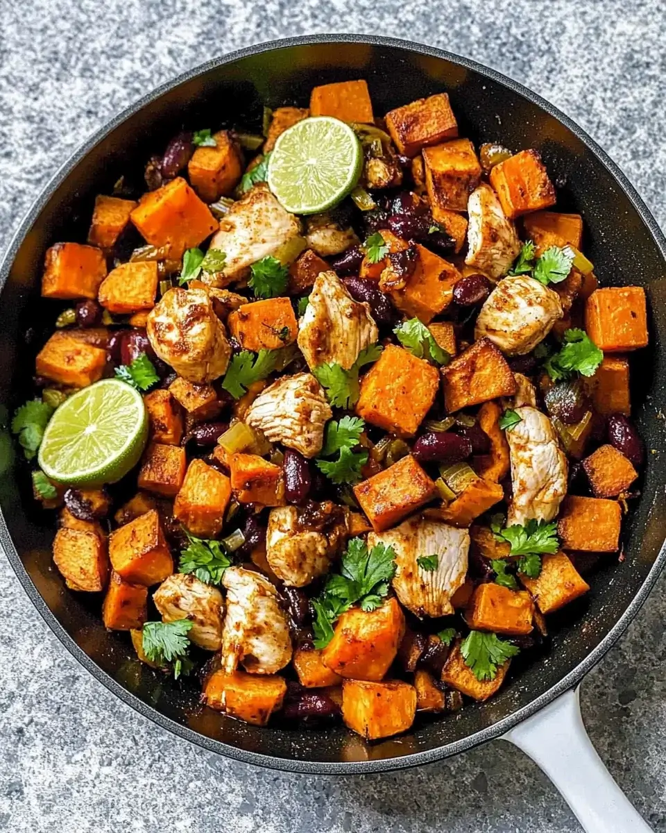 Chili Lime Chicken and Sweet Potato Skillet Recipe Awaits!