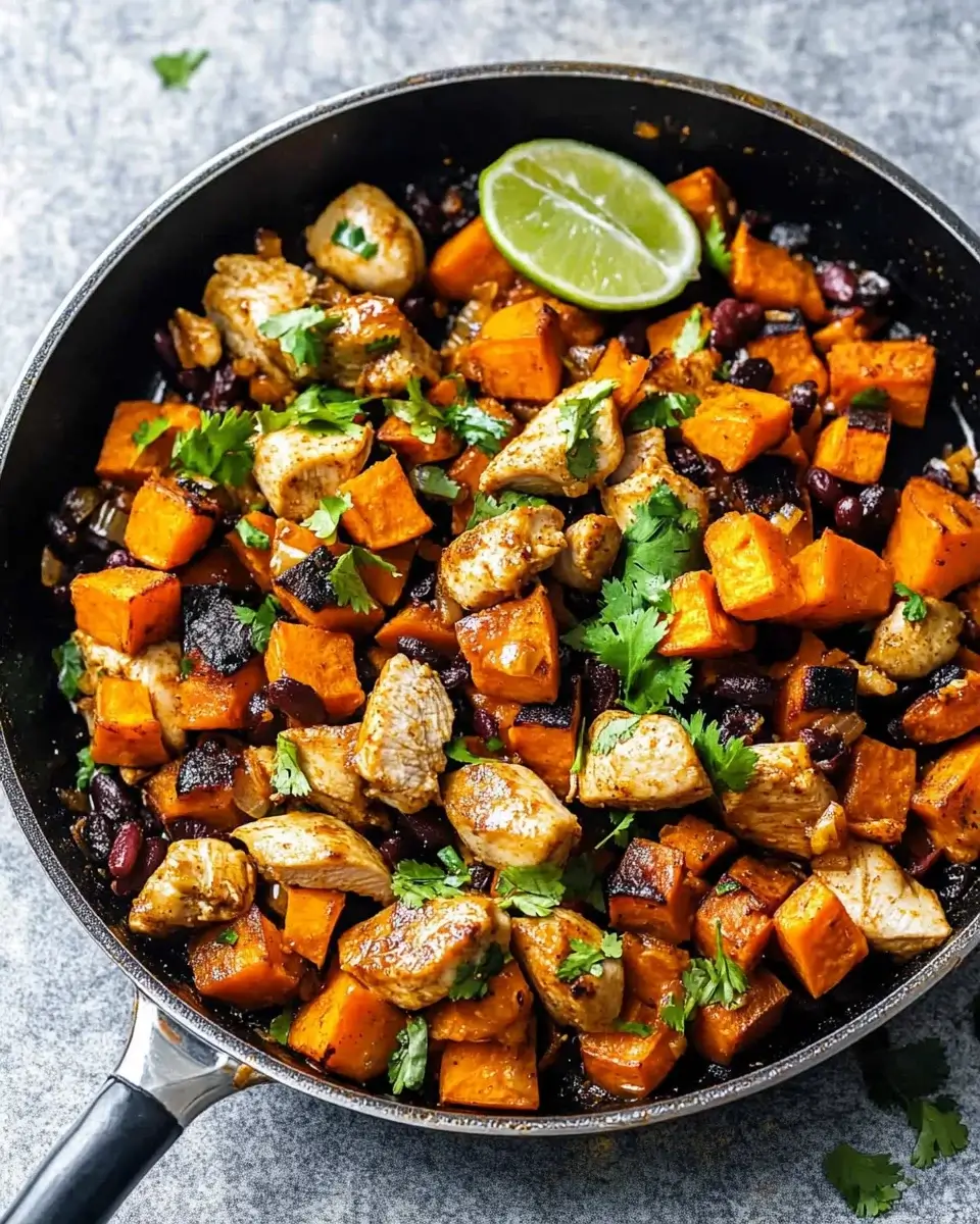 Chili Lime Chicken and Sweet Potato Skillet Recipe Revealed!