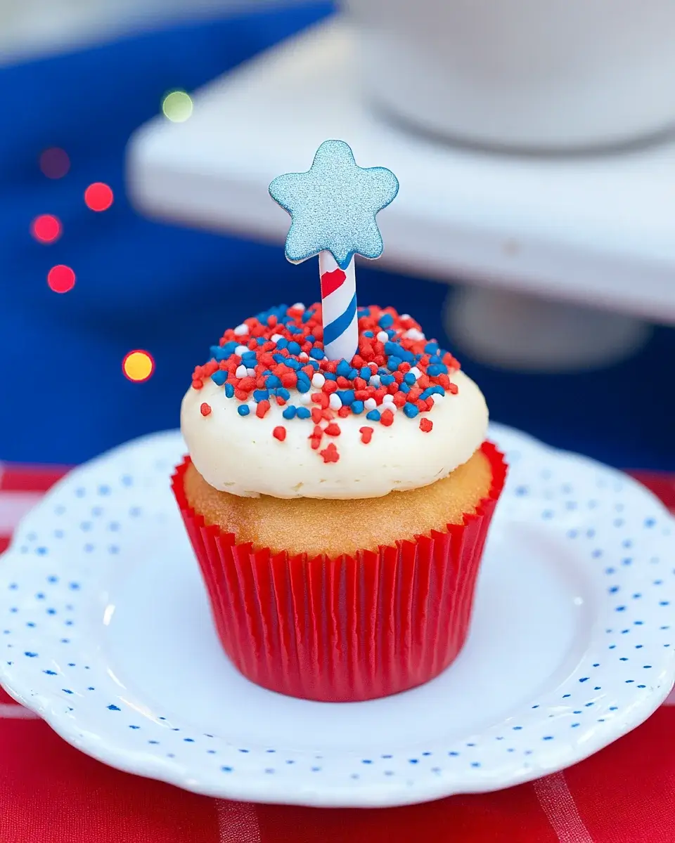 Firecracker Cupcakes: Delight in a Colorful Recipe!