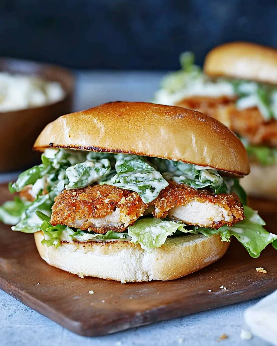 Grilled Chicken Caesar Sandwich: A Flavorful Delight!