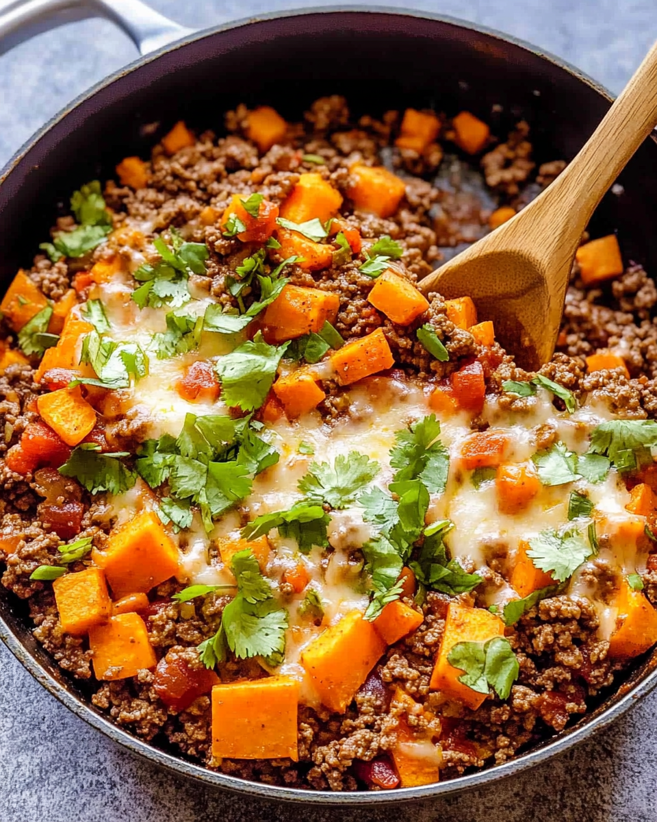 Southwest Ground Beef and Sweet Potato Skillet Recipe You’ll Love!