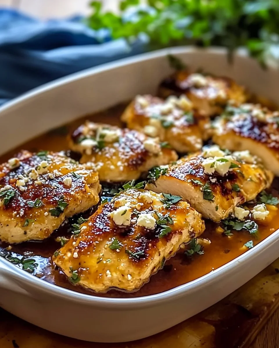 Hot Honey Feta Chicken: A Flavorful Dinner Delight!