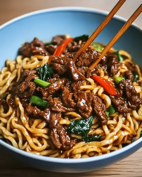 Hoisin Beef Noodles