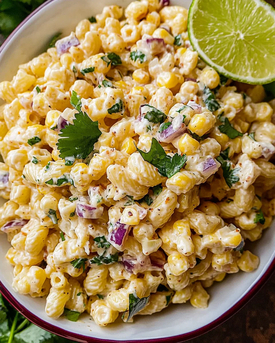 Mexican Street Corn Pasta Salad Recipe is a must-try!