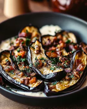 Mediterranean Roasted Eggplant