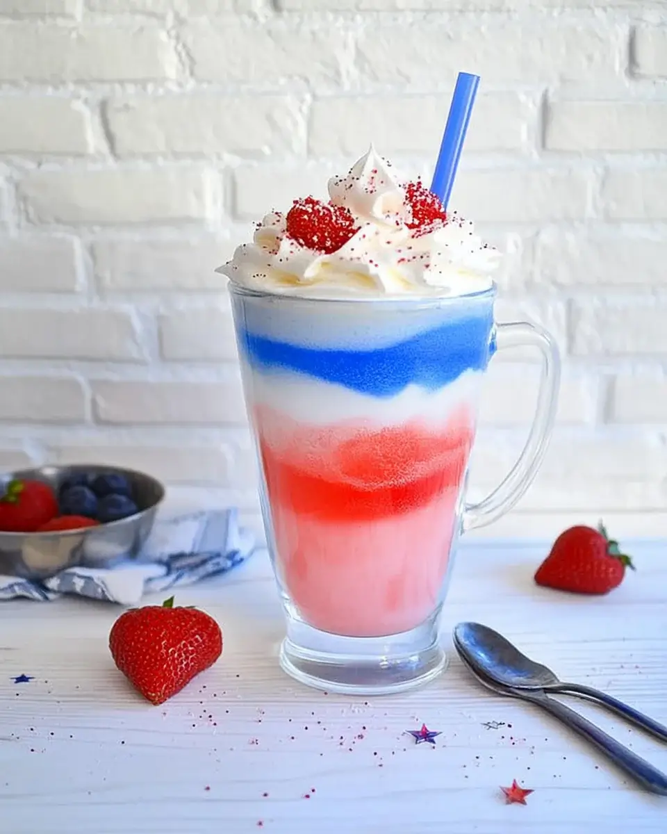 Patriotic Italian Cream Sodas: A Festive & Refreshing Treat