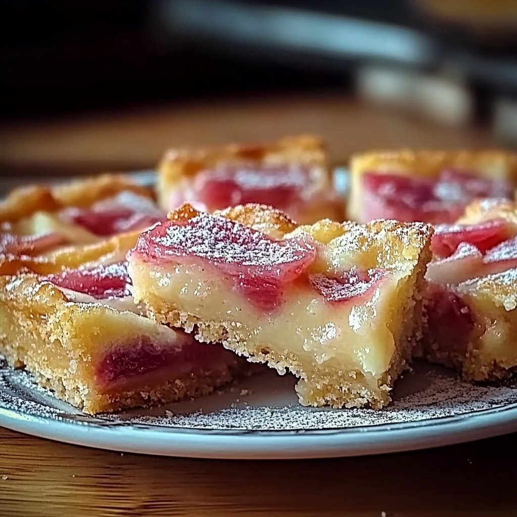 Rhubarb Custard Bars: A Delightful Summer Treat!