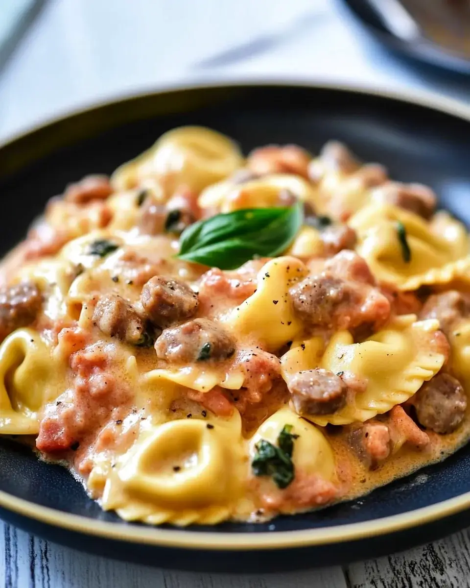 Slow Cooker Sausage and Cheese Tortellini: A Delightful Dinner!