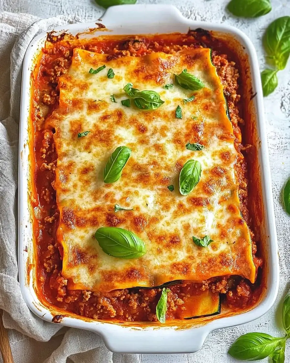 Zucchini Lasagna with Ground Turkey: A Healthy Delight!