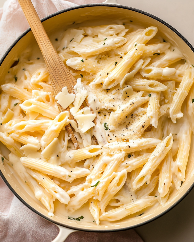 Creamy Garlic Parmesan Pasta Recipe is a must-try!