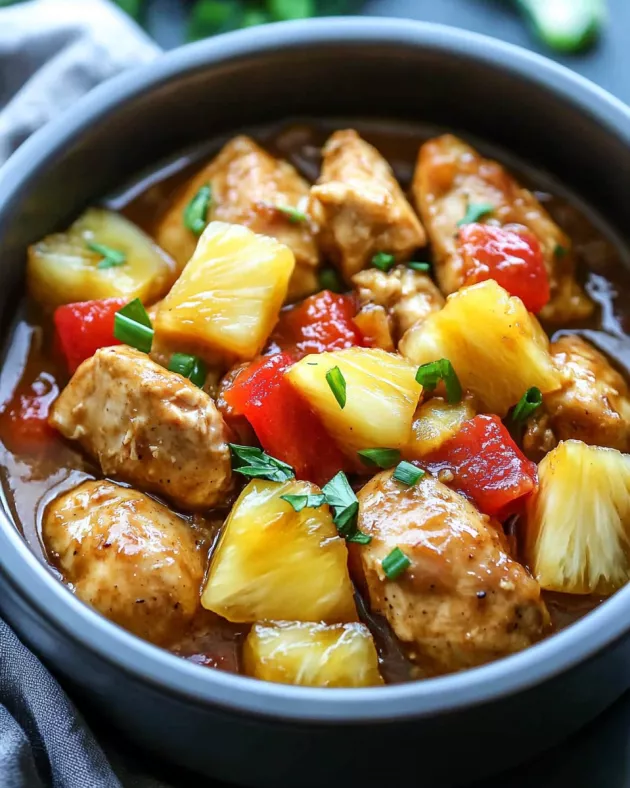 Crockpot Pineapple Chicken Recipe is a must-try dish!