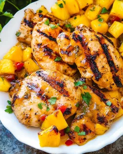 Grilled Mango Pineapple Chicken: A Tropical Delight!