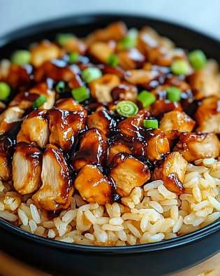 Honey BBQ Chicken Rice Bowl Recipe is a must-try!
