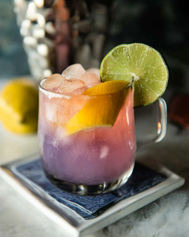 Maui Mule cocktail is a refreshing tropical delight.