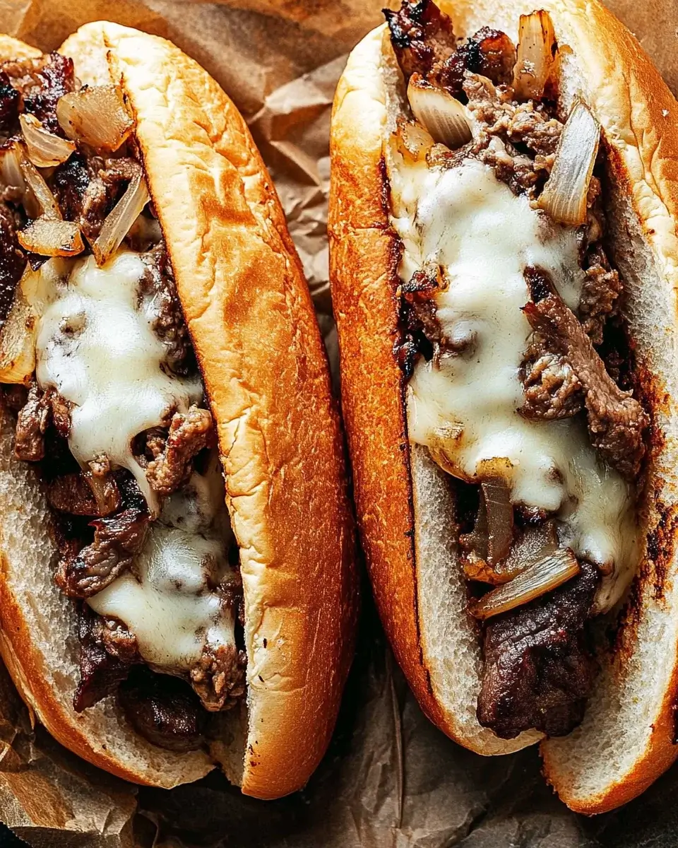 Garlic Butter Philly Cheesesteak Sandwiches you must try!