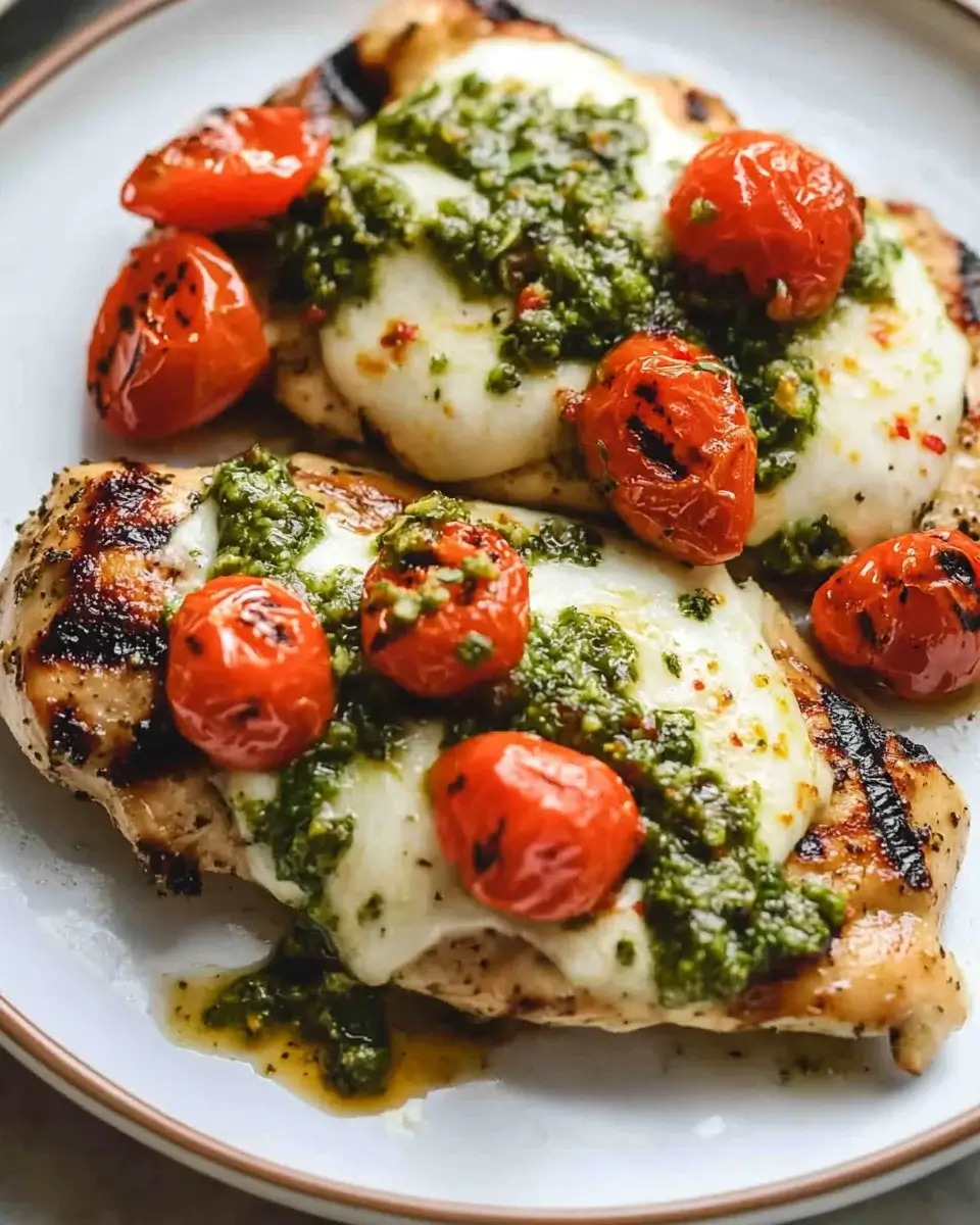 Grilled Chicken Margherita: A Simple, Flavorful Delight!