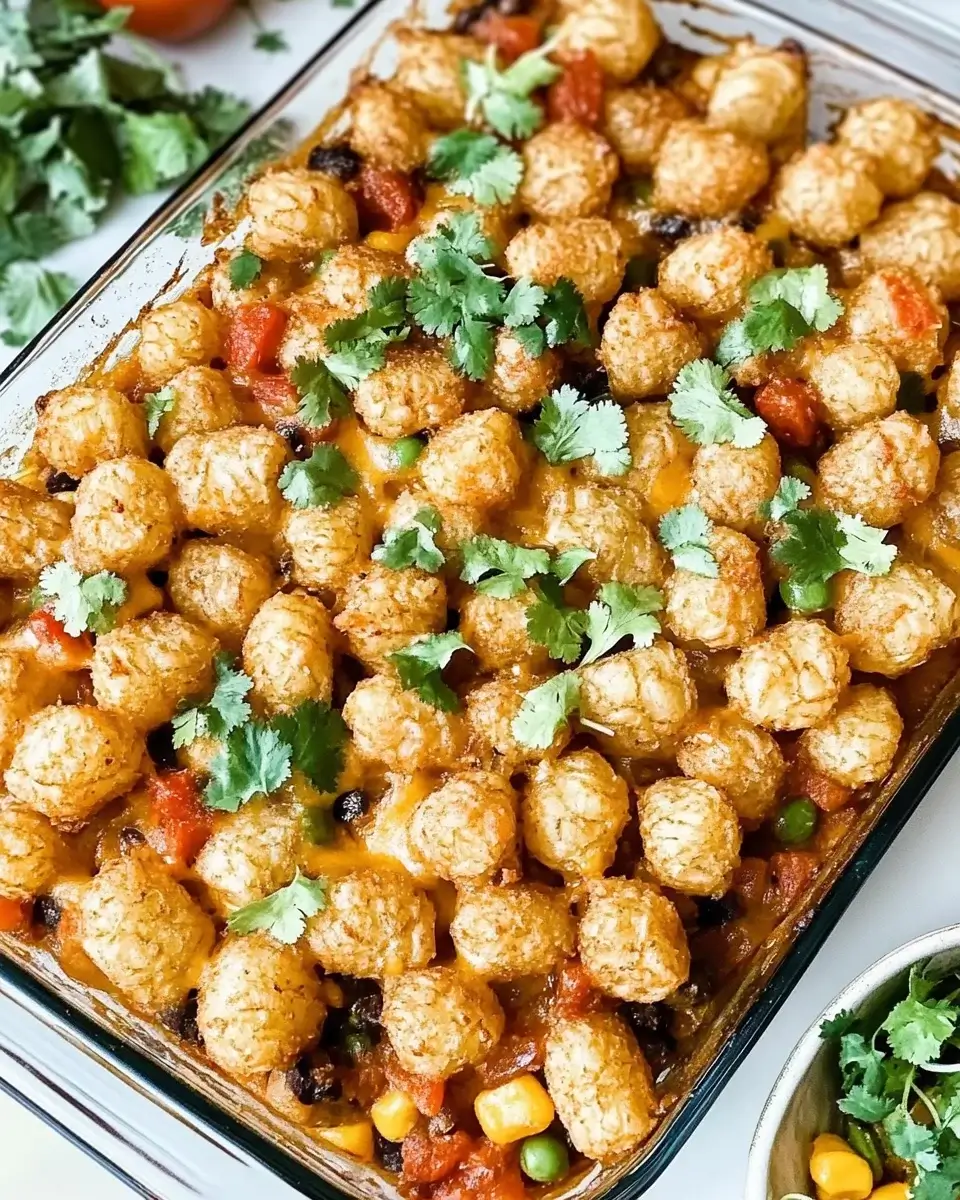 Tex-Mex Tater Tot Casserole: A Flavorful Family Favorite!